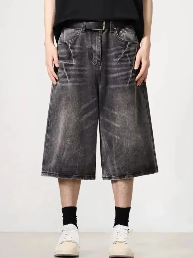 

Harajuku 2000-х годов, широкие мешковатые повседневные джинсовые шорты в стиле ретро, женские потертые свободные шорты, новые женские корейские шорты большого размера в стиле панк