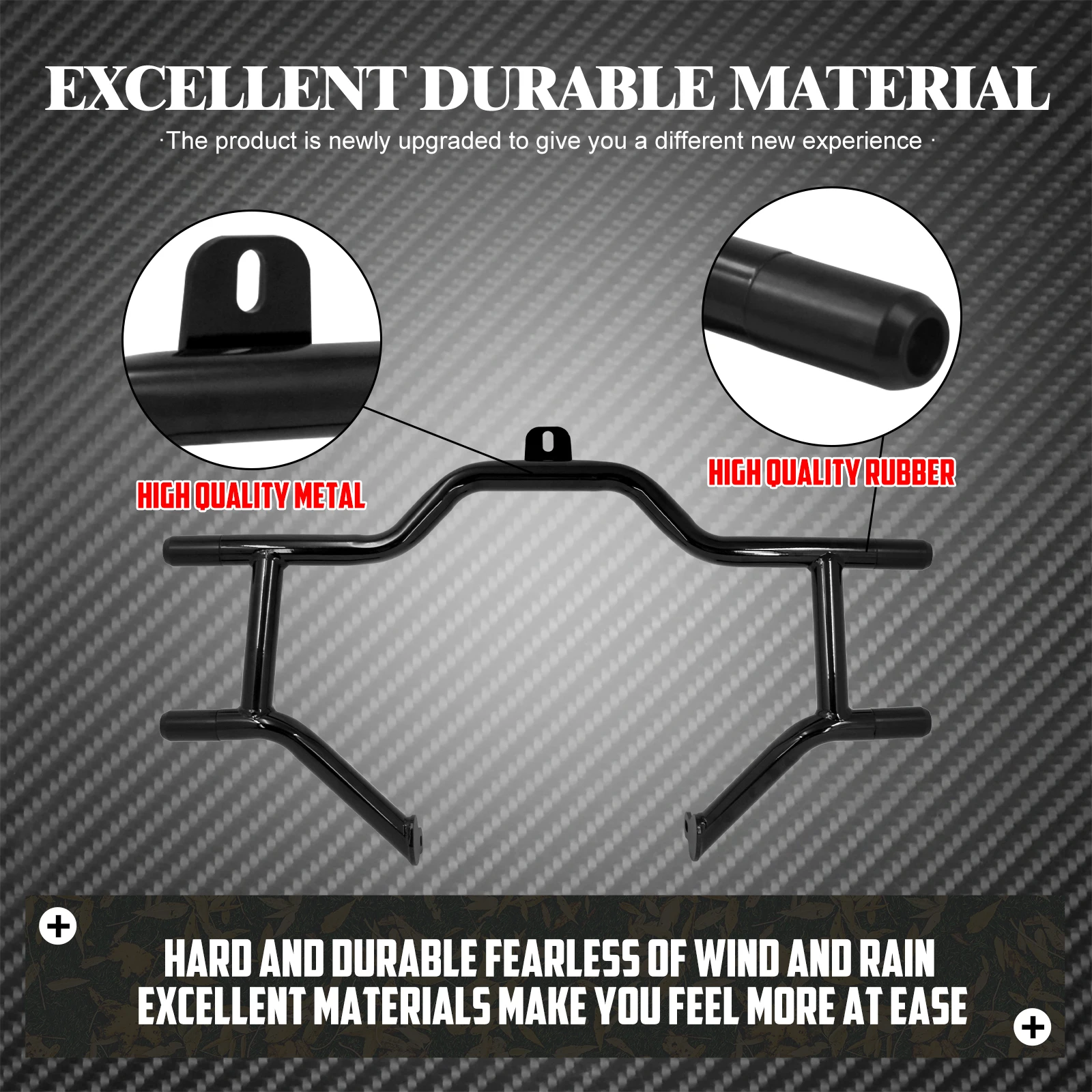 Front Crash Bar Motorcycle Falling Protection Highway Engine Guard For Harley Touring Road King Electra Glide FLHX FLTRX 09-2024