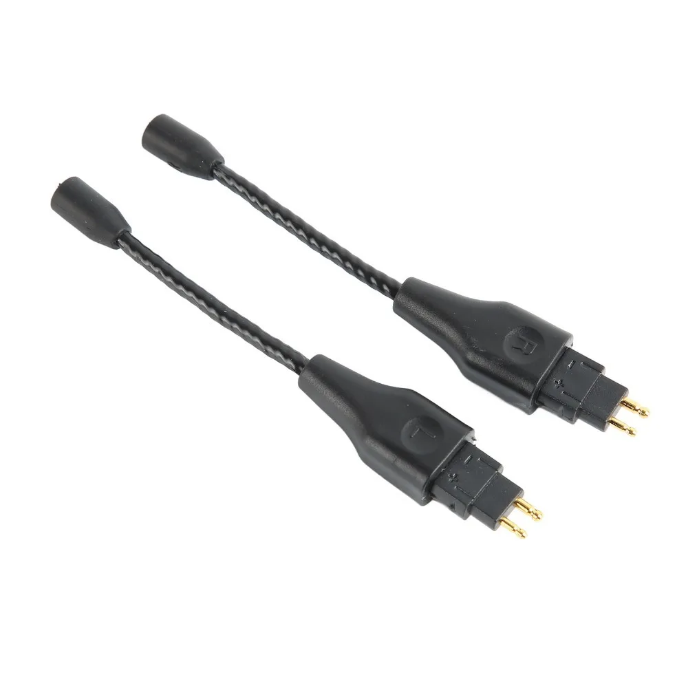 2PCS Gold Plated Interface MMCX Adapter Cable Stable Adapter Cable for HD650 HD660 S HD6XX HD600 HD580 HD535 HD545 HD565 HD265