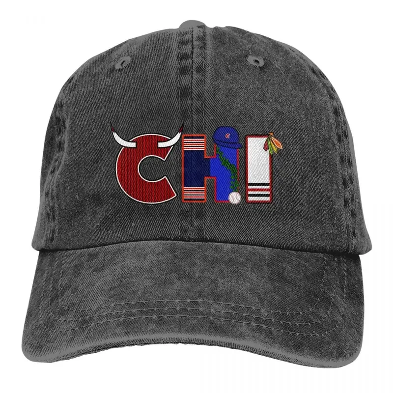 

Chicago City North Classic Baseball Cap, Unisex Style Anreted Jeans, Washed Hats, Outdoor Exercise, Gift