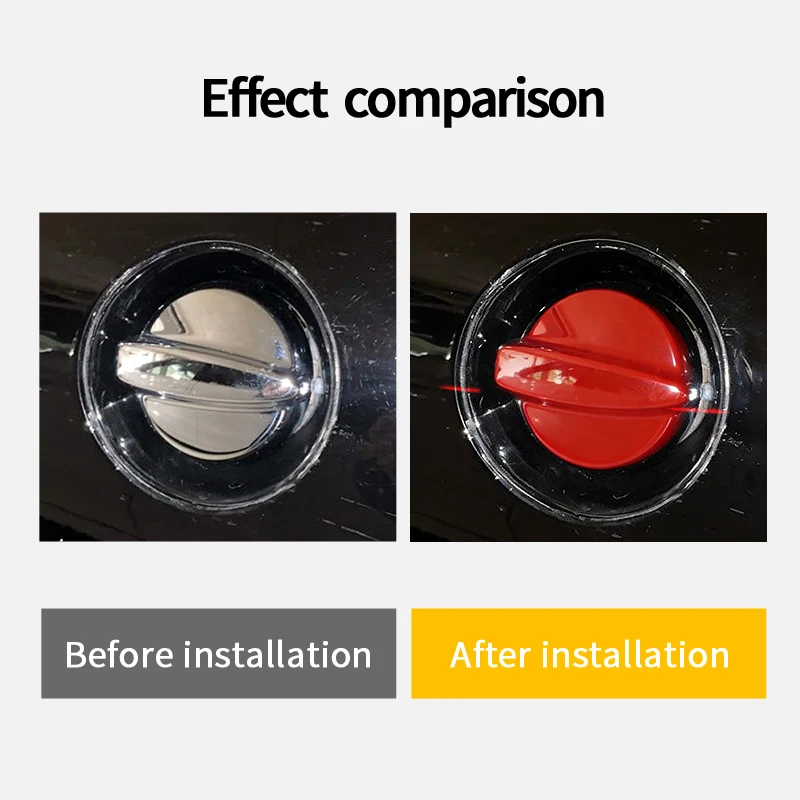 1PC Car Fuel Tank Cap Cover Decoration Sticker Car Exterior Protective Shell For Mini Accessories For Mini Cooper R50 R52 R53