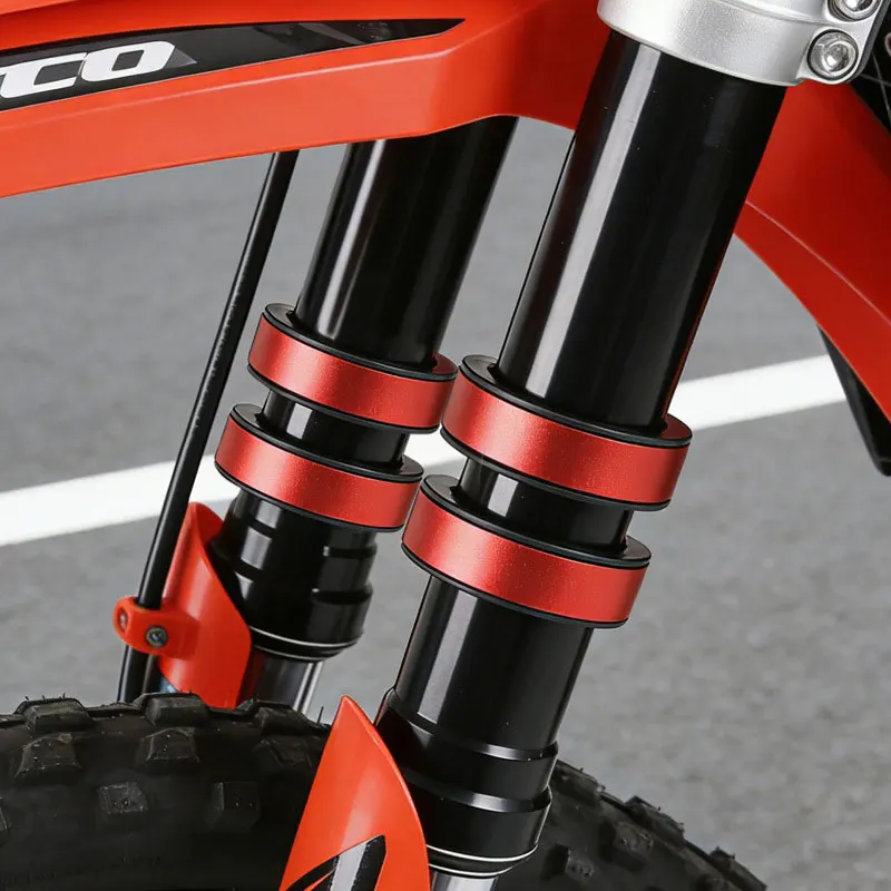Motorcycle Shock Ring Front Fork Decorative Ring Shock Absorber Travel Ring 31-34mm 35-37mm Motorcycle Suspension Accessory