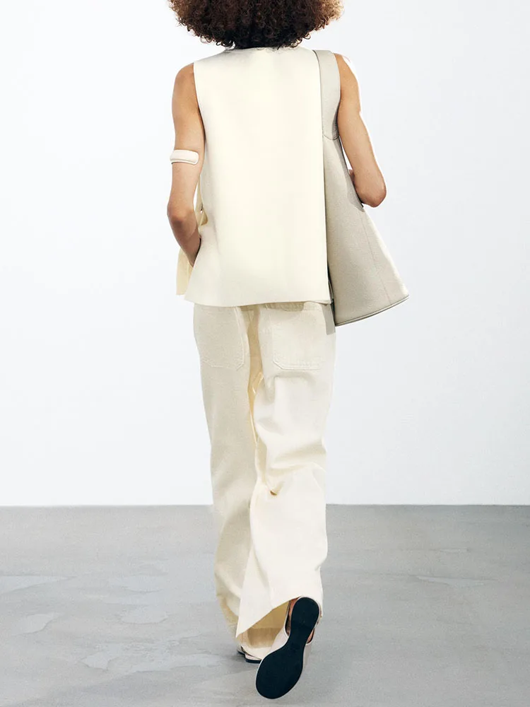 ربيع جديد وصول المرأة Faion محبوك سترة Svel جولة Ne زر مزين الشارع Sle قطعة واحدة اللون #4