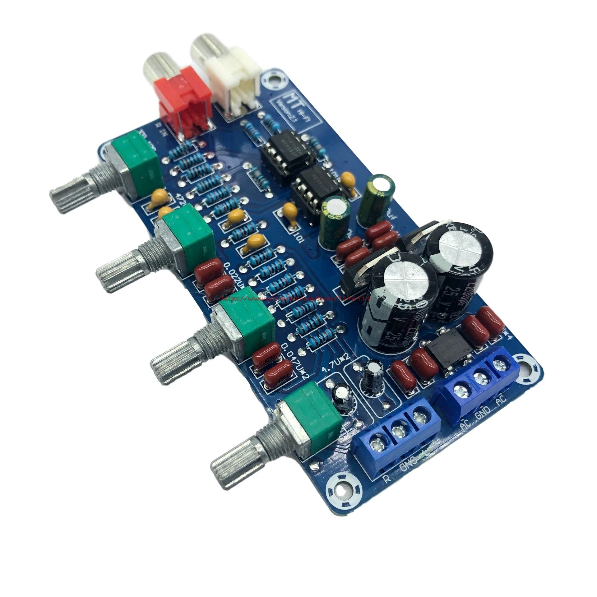 XH-M164 Tuning Board Tone Board Front Board NE5532 Front Board High and Low Volume Adjustment