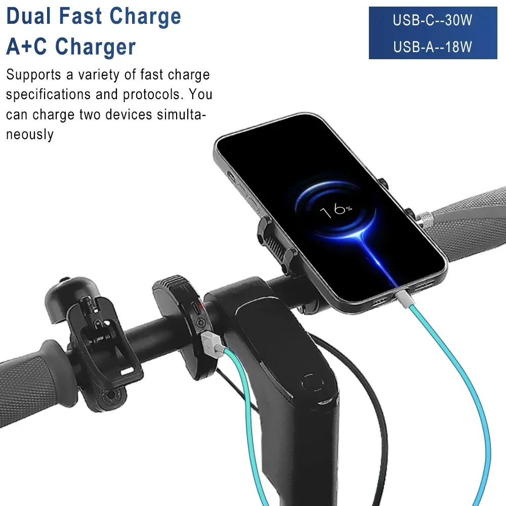 سكوتر كهربائي USB شاحن سريع محولات ل Kugoo G2 Pro /M4/S1 S2 S3 المقود شواحن المحمول التوصيل XT60 ميناء المقبس جزء