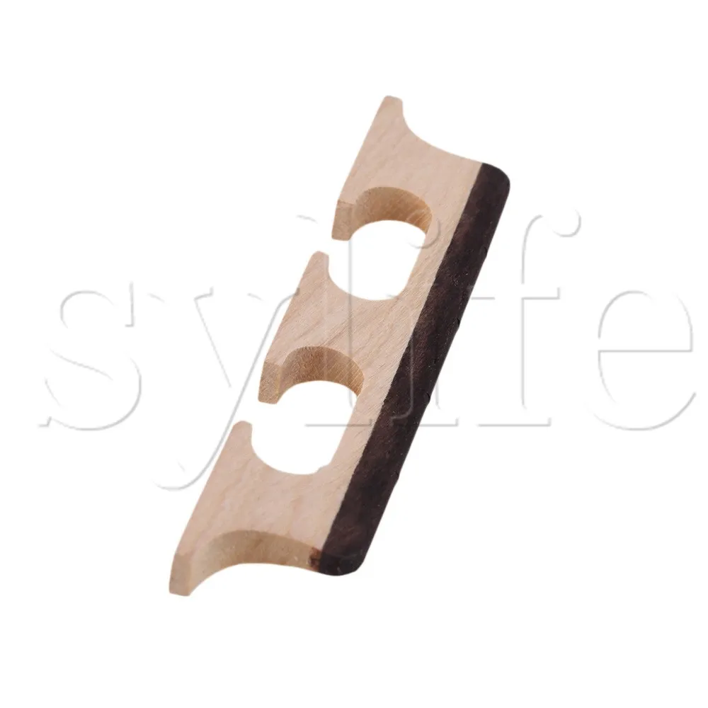 Maple & Ebony Bridge For 4 String Banjo Ukulele