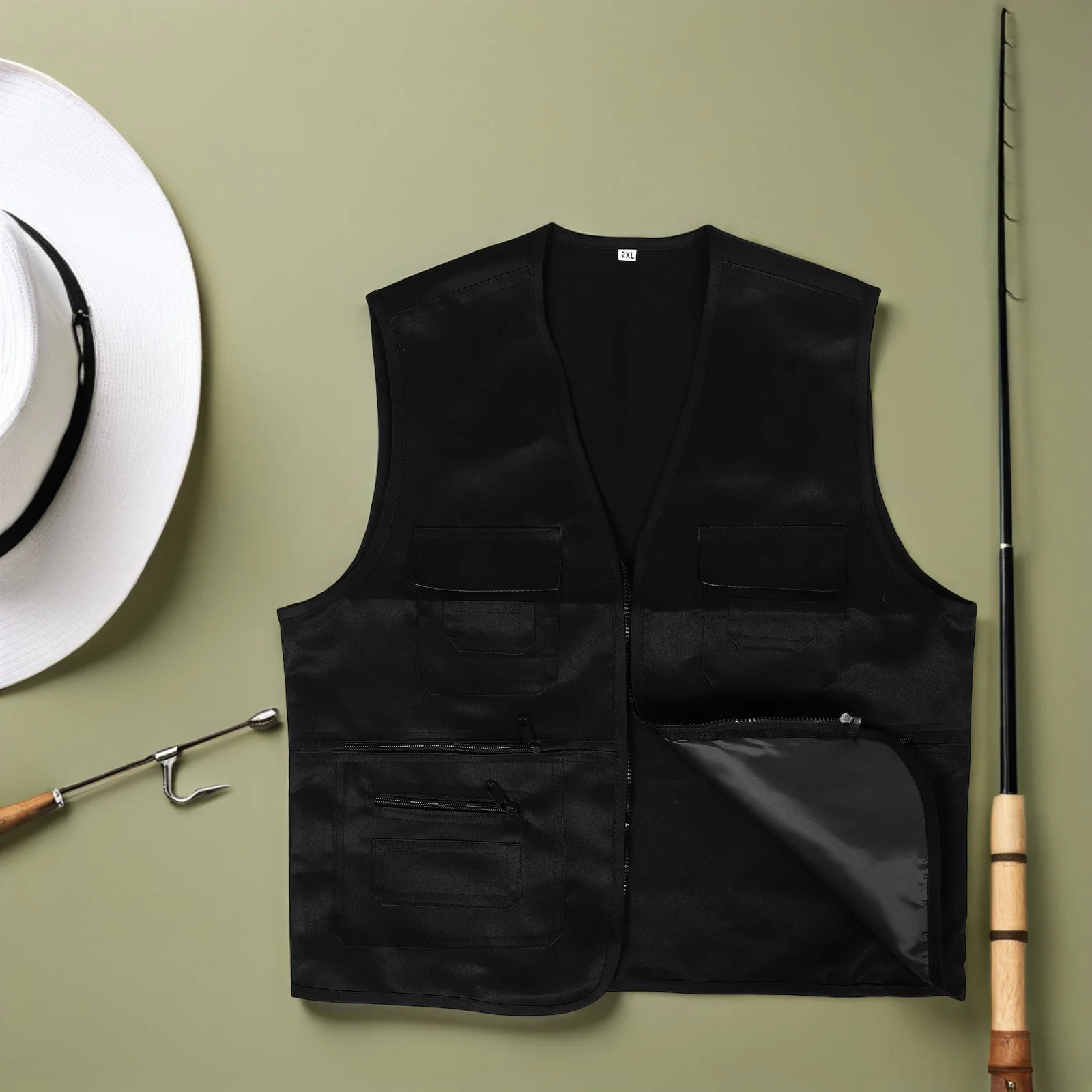 

Multifunctional Vest Fishing Vests for Men Men's Casual Lightweight Outdoor down