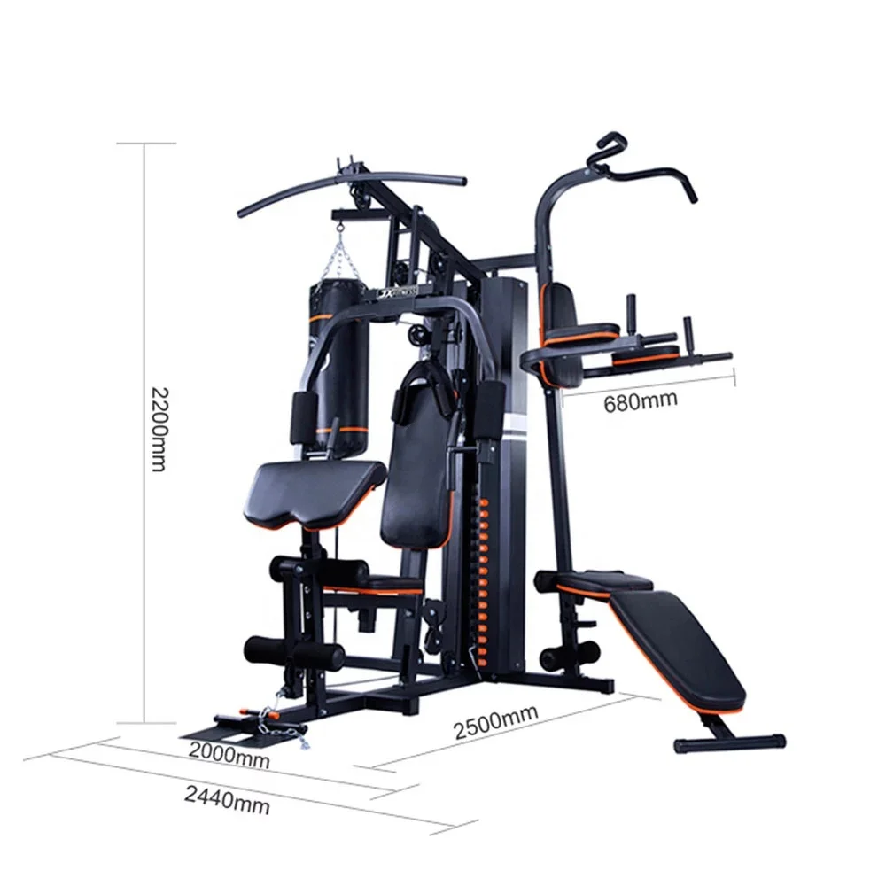 Gym Fitness Equipment Smith Machine All In One Machine Multi Functional Station Gym Fitness Equipment