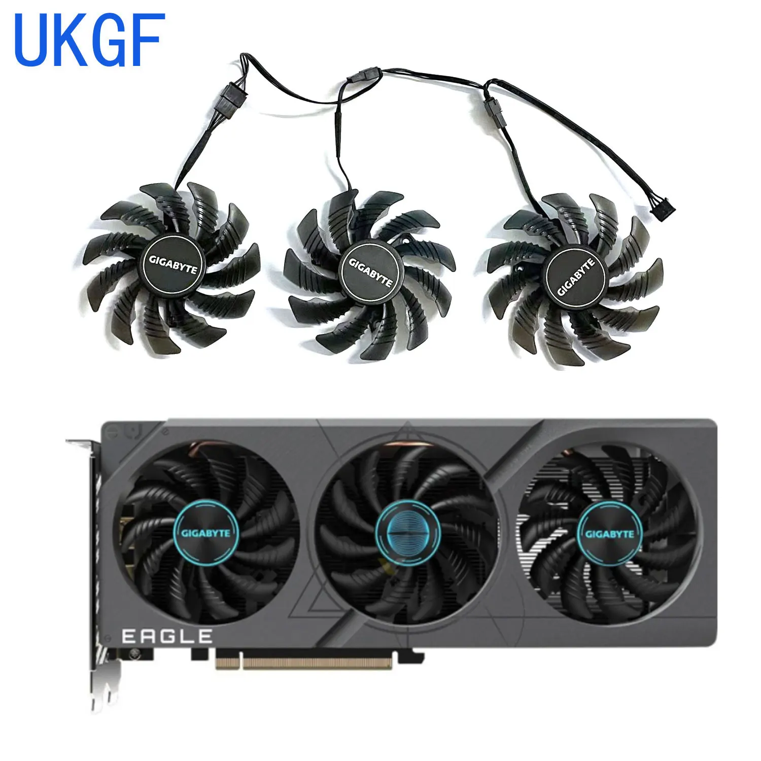 

Brand new 75MM 4PIN PLD08010S12HH RTX4060 4060S GPU fan for GIGABYTE GeForce RTX4060 4060S 4070 EAGLE OC graphics card