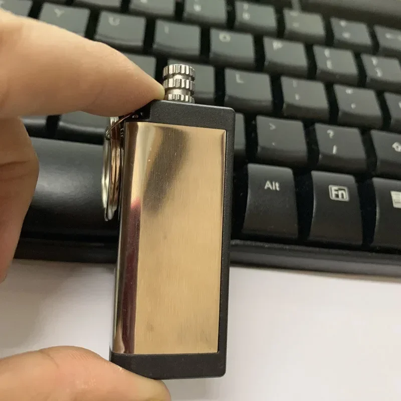 Mini million times lighter portable metal match smoking outdoor emergency lighting men gift cigarette accessories