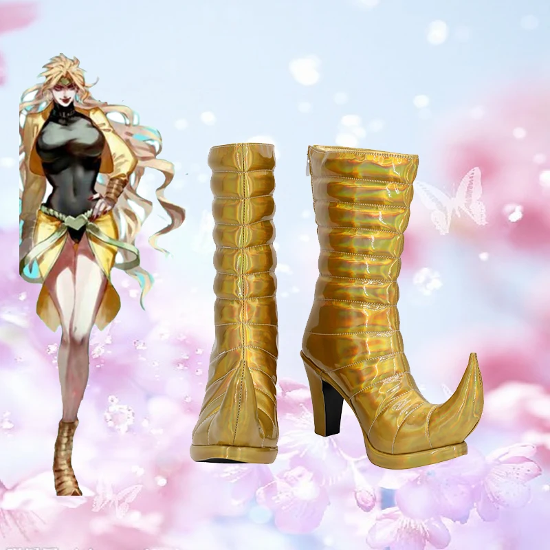 

Dio Brando JoJo Of Adventure Disguise Diona Cosplay Shoes Boots Halloween Party Accessories Custom Made