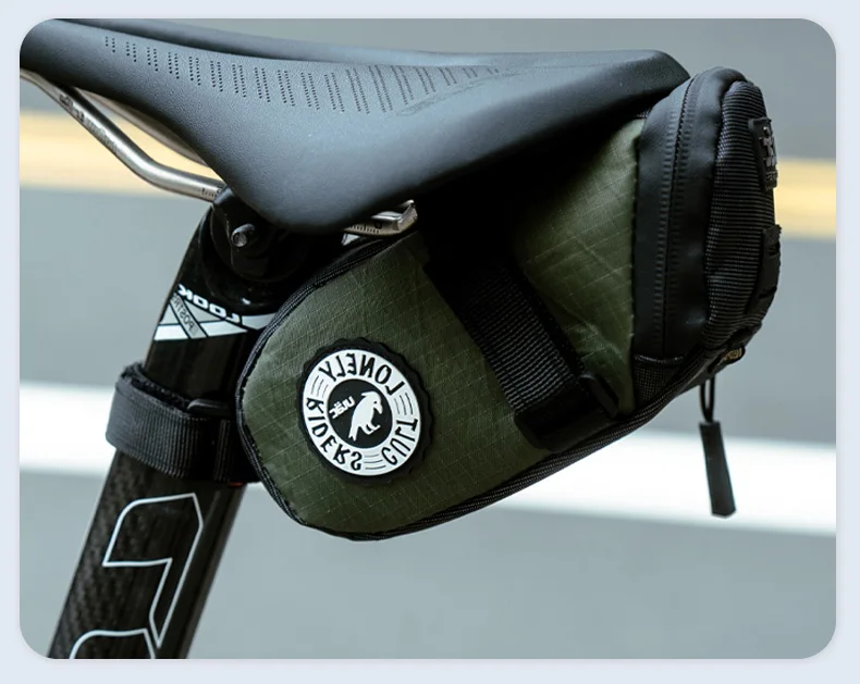Neo Porter Fahrrad-Satteltasche Wasserdicht Stoßfest MTB Fahrrad-Sattelstützen-Tasche Aufhängbare Rücklichter Fahrrad-Heckwerkzeugtasche – Detail 11