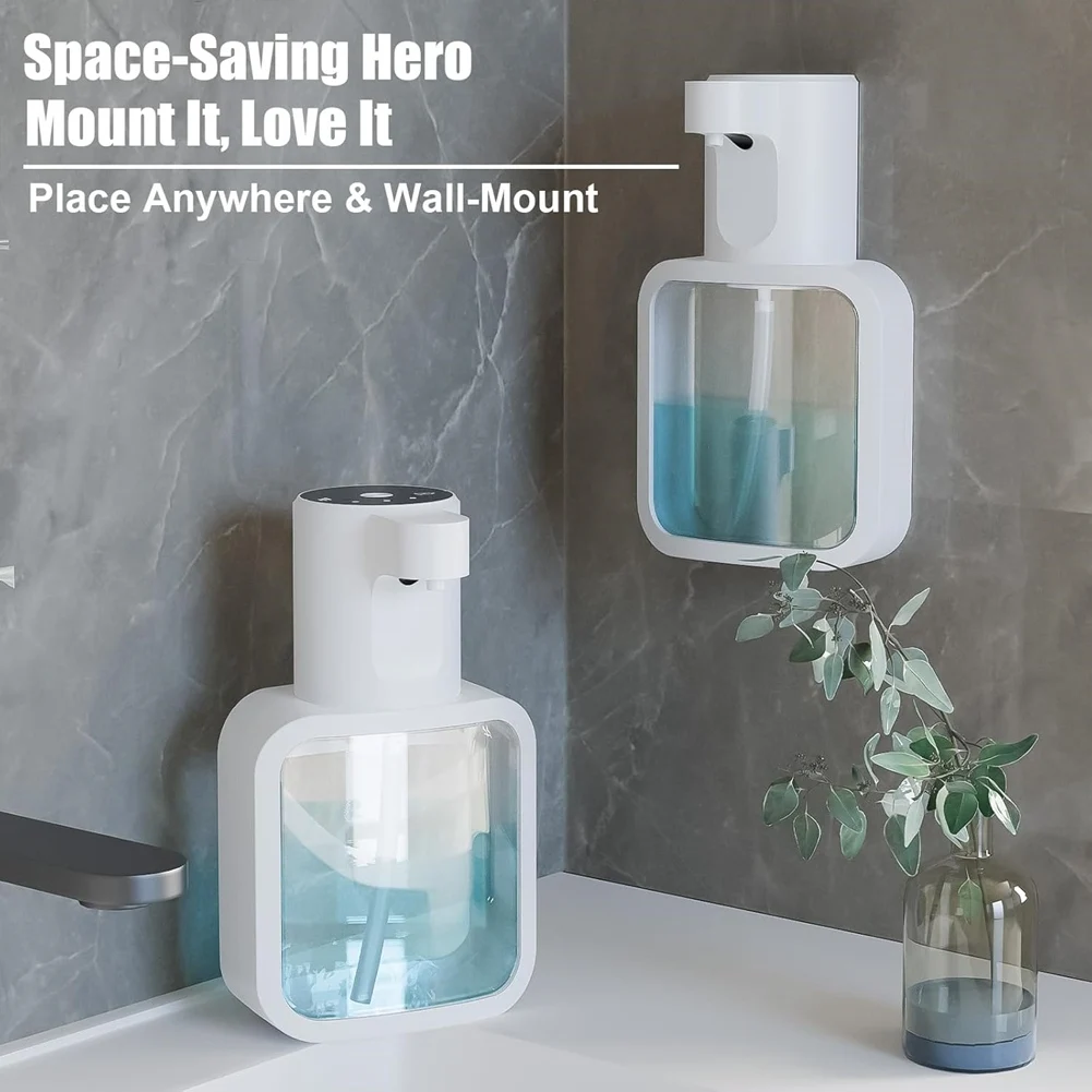 A07R Electric Automatic Foaming Soap Dispenser 17Oz/500Ml, Touchless Hand & Dish Soap Dispenser- For Kitchen & Bathroom