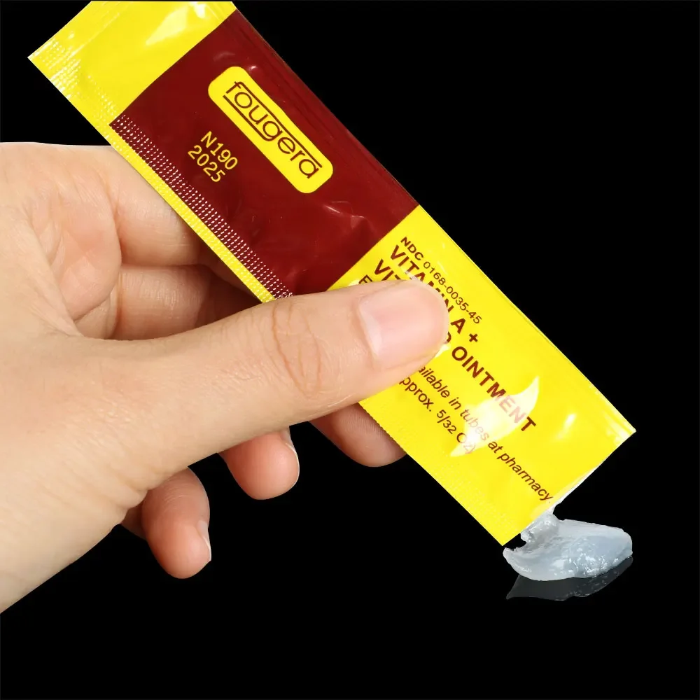 10/50/100Pcs Tattoo Scar Repair Gel Eyebrow Aftercare Ointment Vitamin A&D Anti-Inflammatory Anti-Scar Tattoo Skin Healing Cream