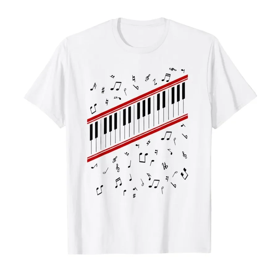 

Piano Beat It Costume T-shirt For Men Women 100% Cotton T Shirts Short Sleeve Tops 0427-2