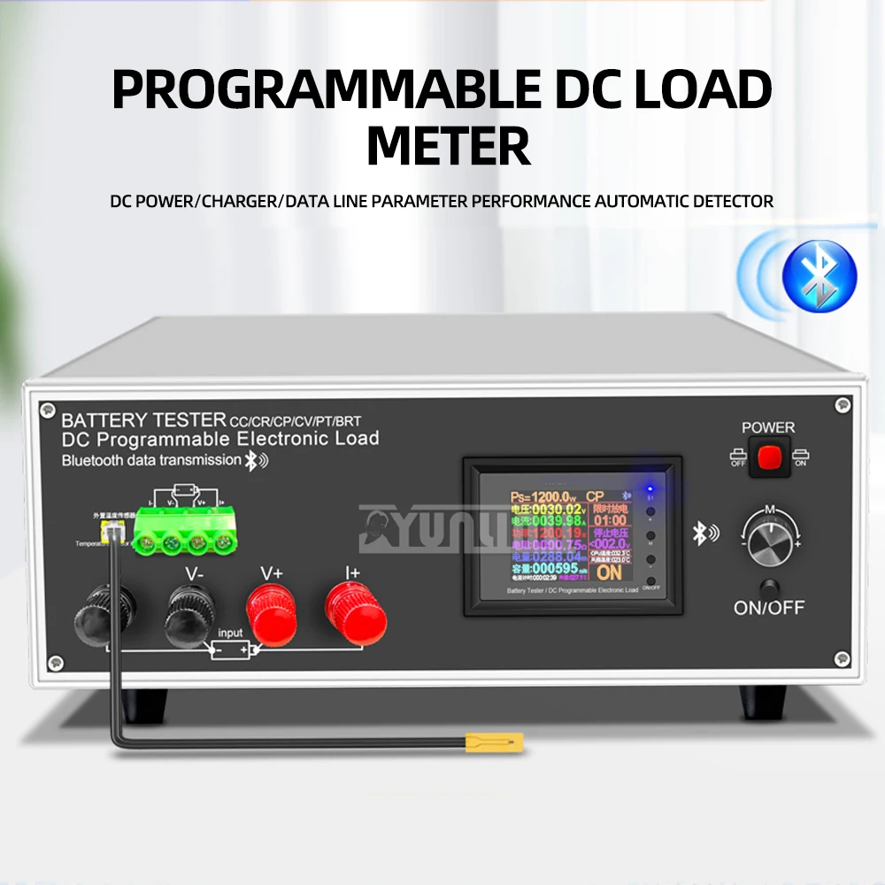 150-600W Battery Capacity Tester Electronic Load Power OTA battery Tester Discharge Meter 200V 25-40A