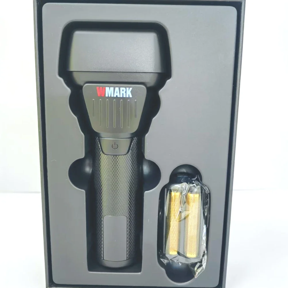 

WMARK NG-7982 Мужская электробритва с двумя лезвиями, сетчатая бритва, 9000 об/мин, профессиональная машинка для стрижки волос, машина для стрижки волос, парикмахерская, салон