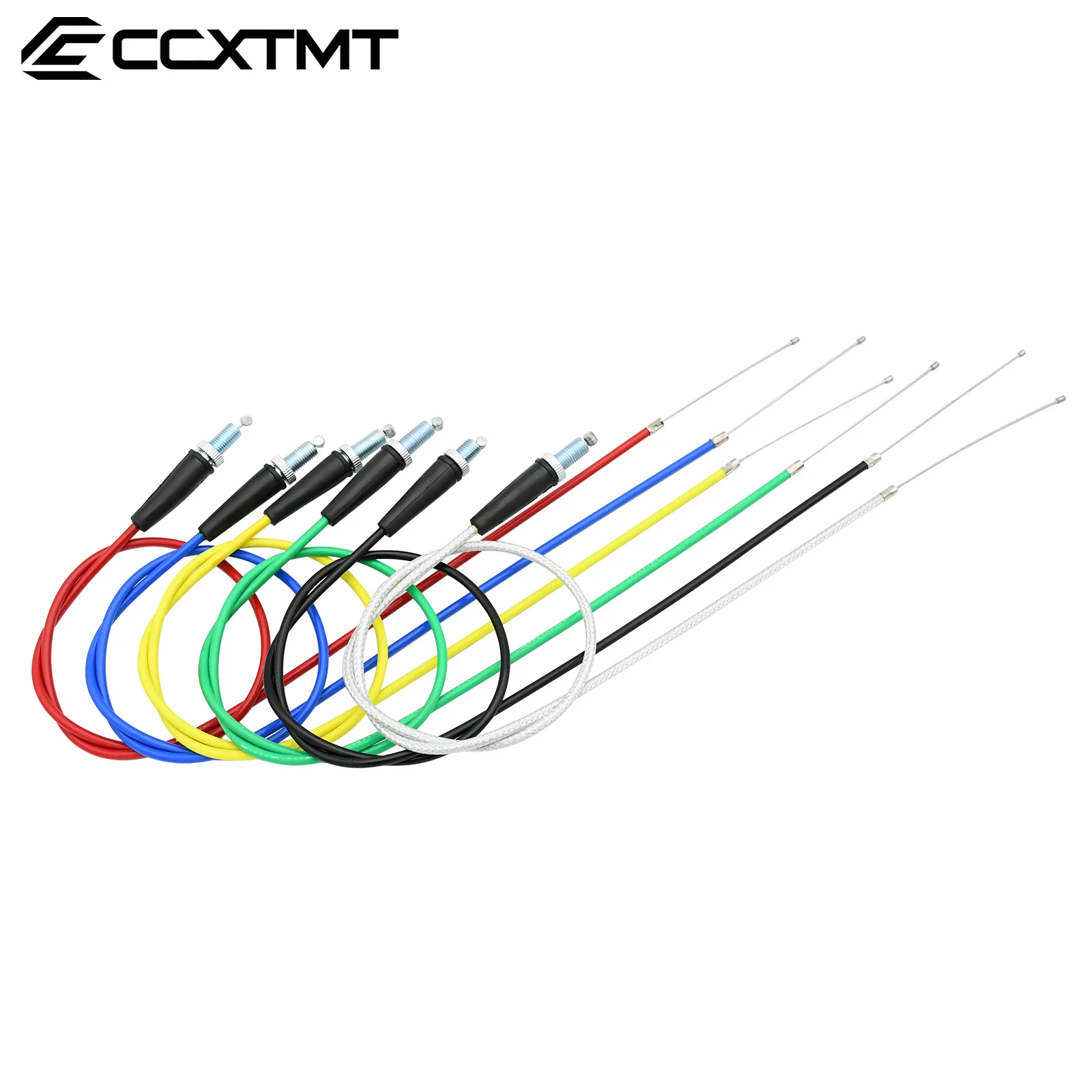 Motorcycle Universal Accelerator 990mm 1090mm Straight Connection Throttle Cable For KTM Honda Suzuki Yamaha Kawasaki Dirt Bike