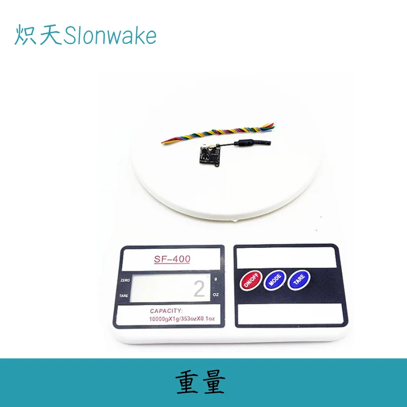 Slonwake 5.8G 48CH FPV Transmitter 25-200mW Mini 20x20mm 2g Lightweight for Indoor Drone Racing view 6