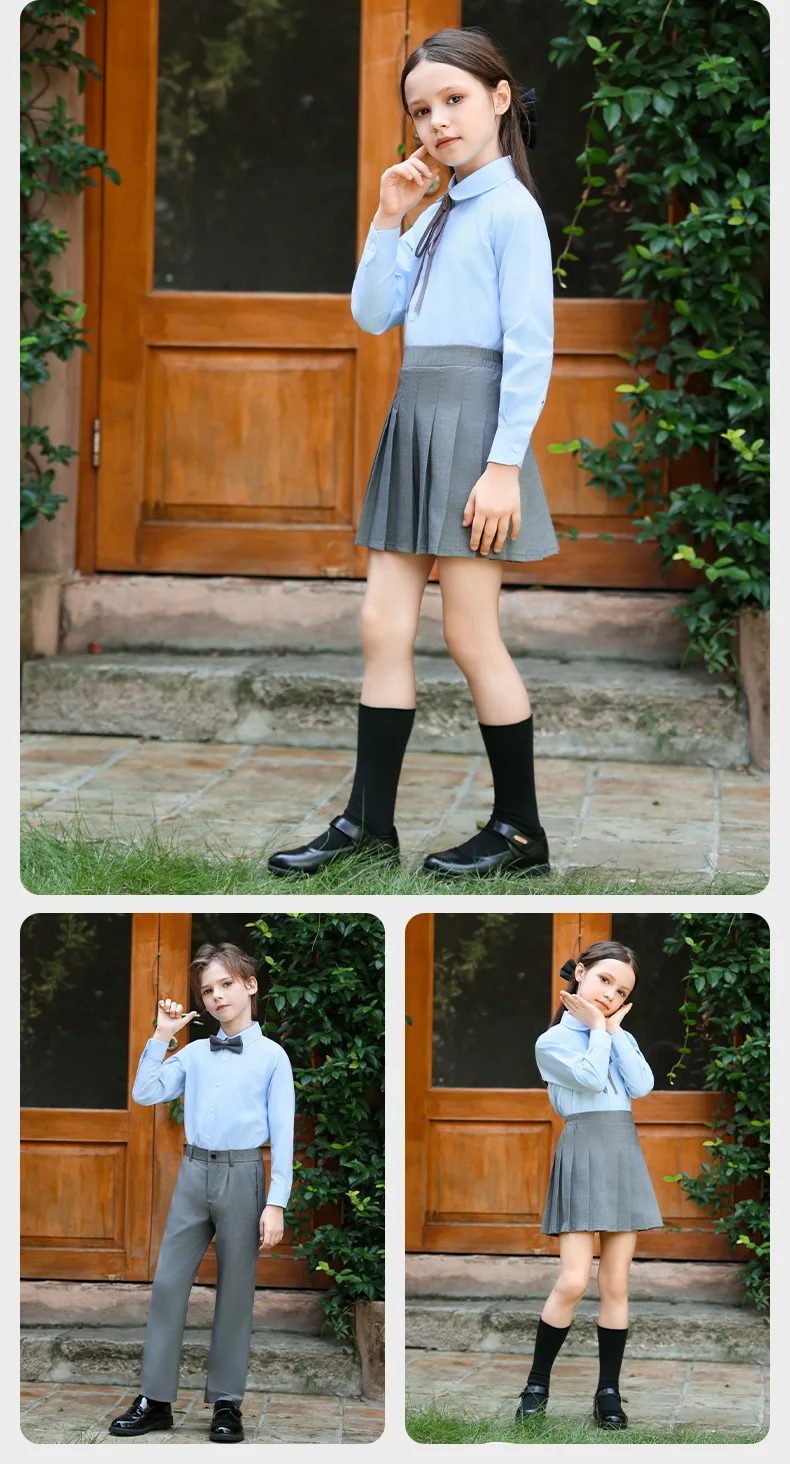 Luxuriöses Kinder-Hochzeitsset für Mädchen, Hemd und Hose für Jungen, lila Party-Outfits, Anzug, Kinder-Schuluniform, formelle Kleidung – Detail 35
