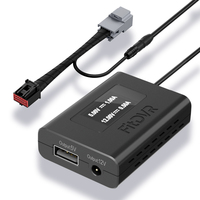 FitDVR Dash Cam Adapter (10-Pin) for Lincoln & Ford with Auto-Dimming Mirror, LED Display, USB Power, Car DVR Accessories,D3-056