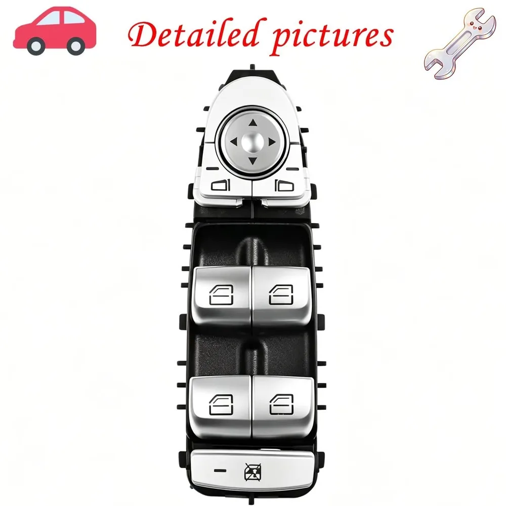 For Mercedes-Benz C-Class C180 C200 C220 C250 C300 C350 Electric Window Lift Switch A2139050000 A2059056711