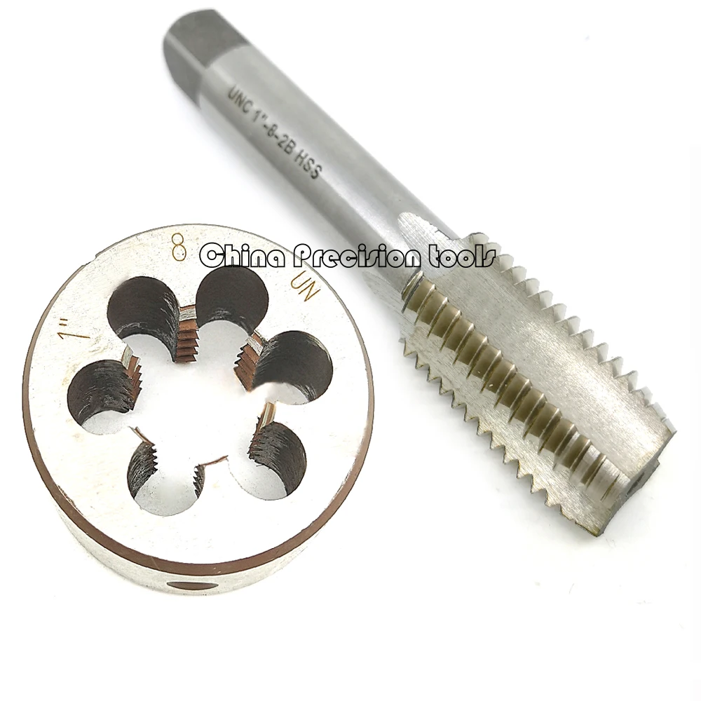 2pcs Right Unified thread Metal tap and die set UN 1