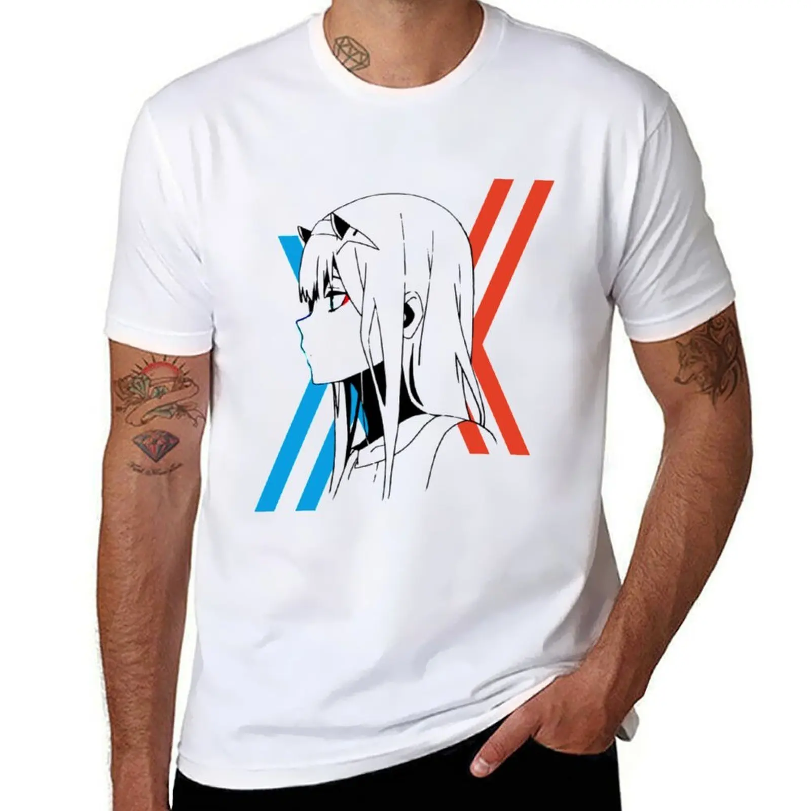

Darling The In Two Zero Franxx T-Shirt Lightweight Sport Basic T-Shirt