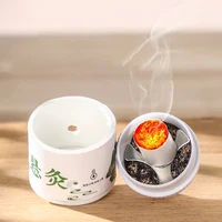 Mini pegatina de Moxa portátil de 7 días, tubo de moxibustión autoadhesivo, masaje cálido, tenosinovitis, cura, calefacción, terapia de acupuntura, salud