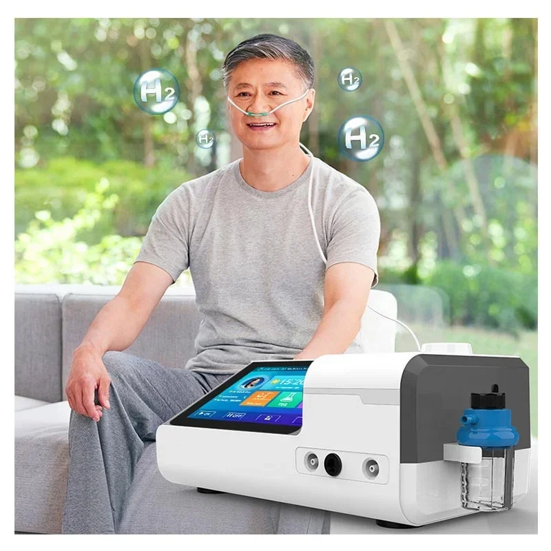 Máquina multifuncional de inhalación de hidrógeno para la salud, terapia de inhalación de hidrógeno con baño de hidrógeno y agua potable H2