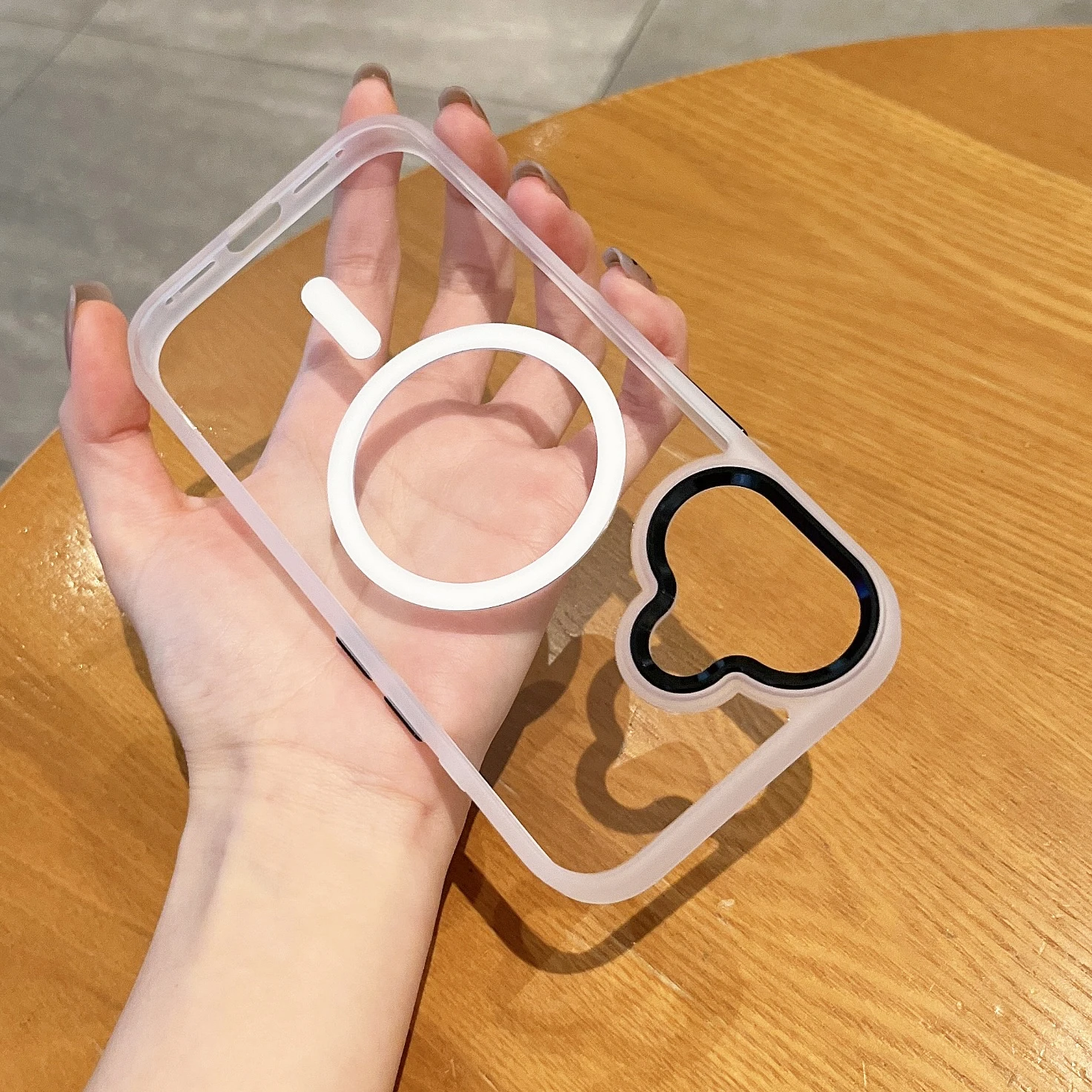 High Quality Clear Ultra Thin Phone Case for iPhone 12 13 14 15 16 Pro Max Wireless Charging Magnetic Magsafes Transparent Cover