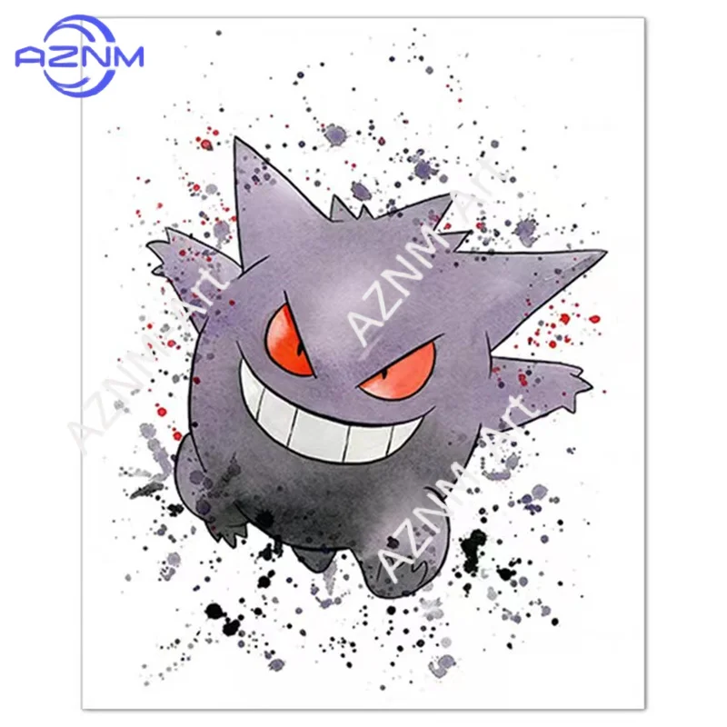 

Anime Pokemon Canvas Painting Bulbasaur Charmander Squirtle Poster and Print Watercolor Wall Art Picture Home Decor Kids Gifts