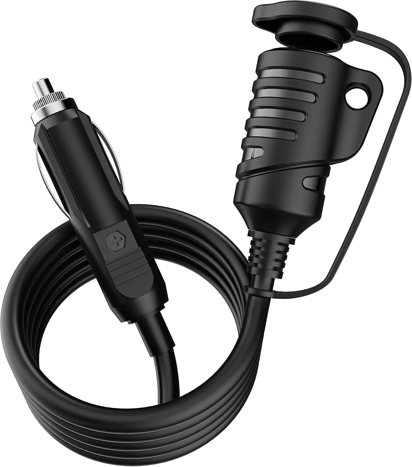 Car Cigarette Lighter Extension Cord Car Splitter Charger Cable Socket Plug 12V 24V Auto Accessories With 15A Fuse