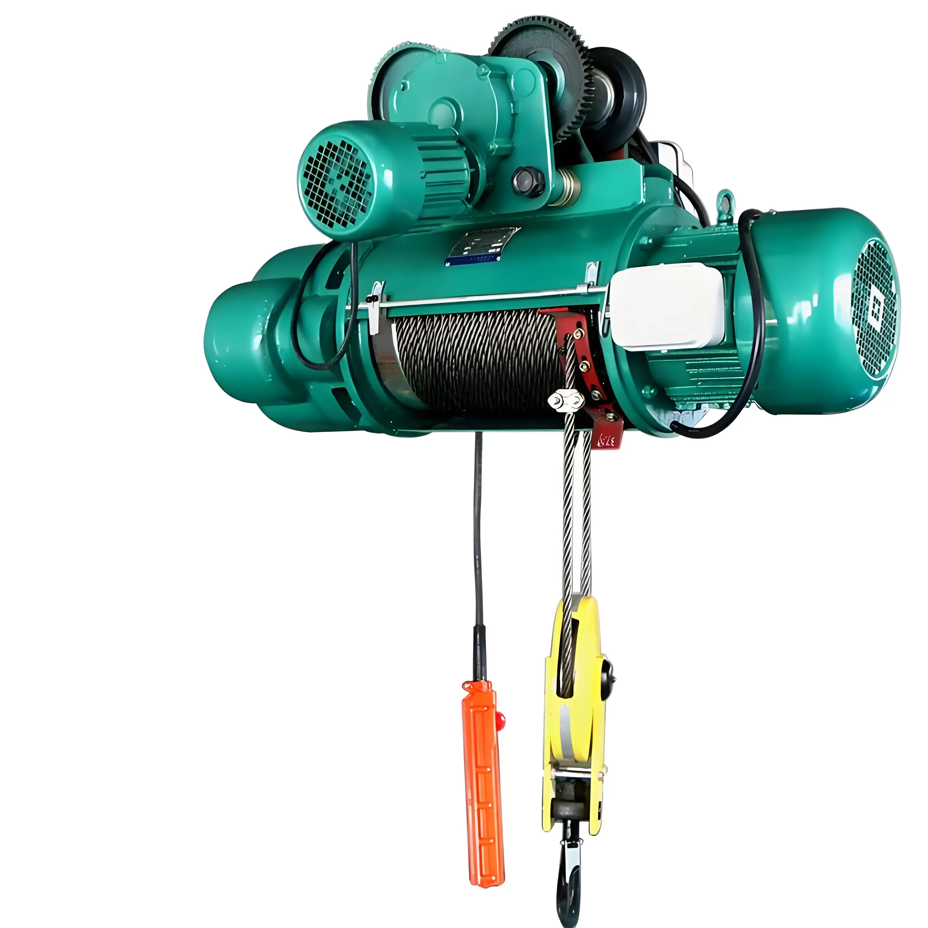 Electric Wire Rope Hoist Pulley System CD Electric Hoist 2 Ton
