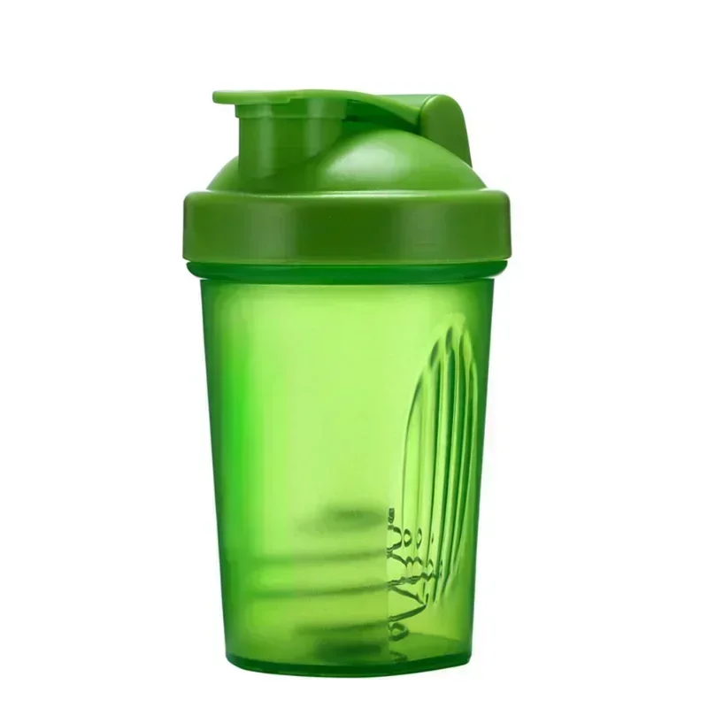 New Sport Shaker Bottle Whey Protein Powder Mixing Fitness Gym Shaker Outdoor Portable Plastic Drink Bottle Cocina Cleaver 400ML