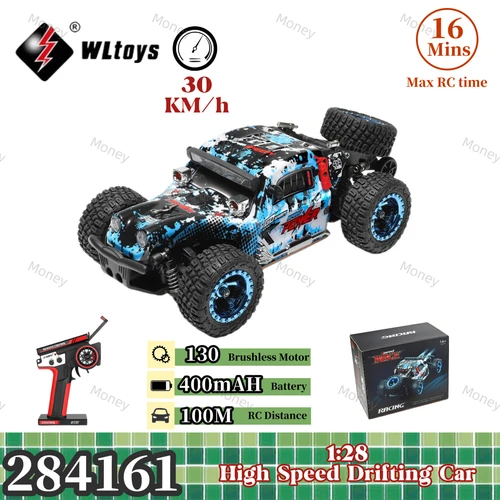 Wltoys 284161   1:28 4WD RC ドリフトカーリモートコントロール 4x4 オフロード 30 キロ/h レーシング高速おもちゃ