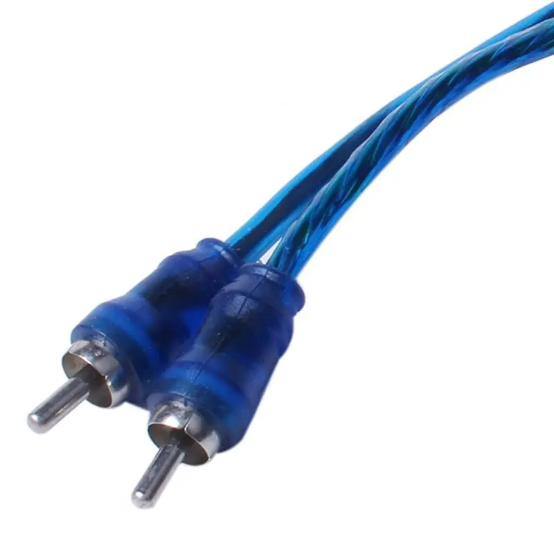 ABKQ-18 Pcs Audio Connection For 1 RCA Female To 2 RCA Male Adapter Splitter Cable