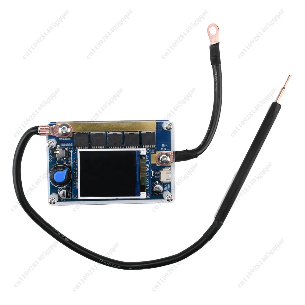 XQ01 Mini Spot Welder Control Board Portable Digital Display Spot Welding Machine 7-14V Battery DIY 18650 Battery Pack English view 3