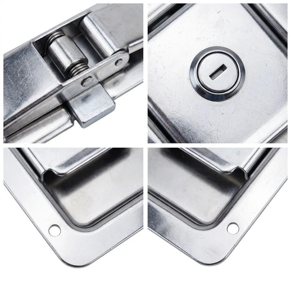 GS-7W Cabinet Lock Panel with Round Cylinder Mechanism for Secure Control in Panelboard and Enclosure Installations