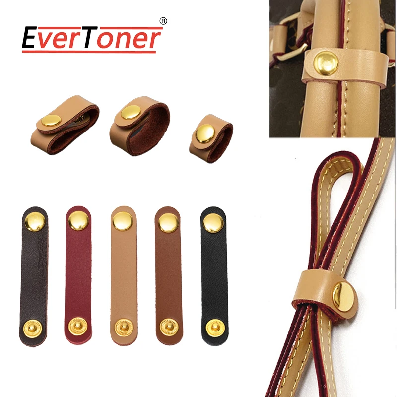 

EverToner Leather Bag Handle Fixing Buckle Shortening Clip Bag Strap Fastening Buckles Converted Straps Bag Accessories