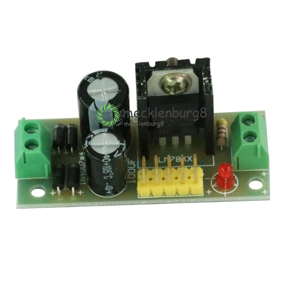 LM7805 L7805 Step Down Converter 7.5 V-20 V to 5 V Controller Buck Power Supply Module for Arduino