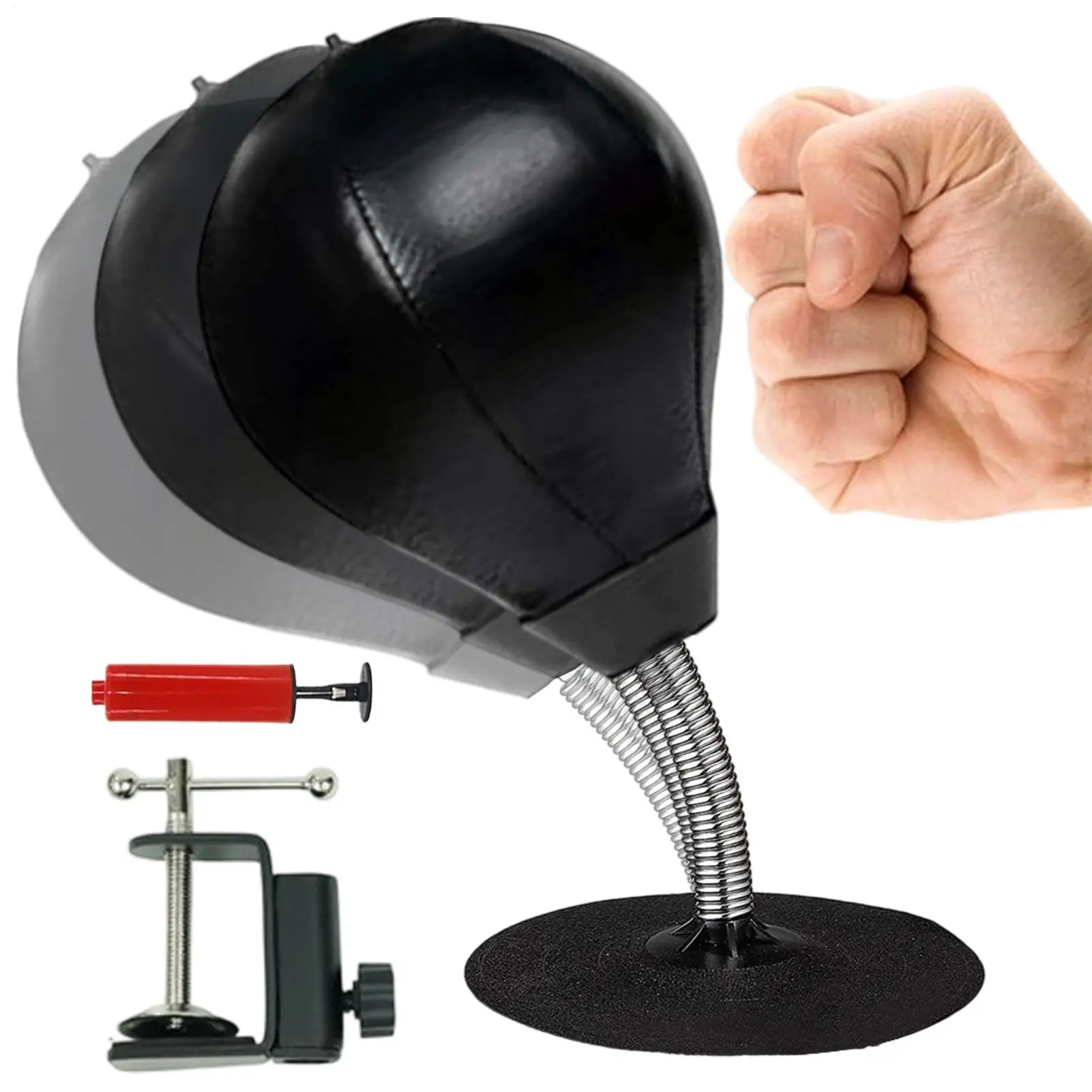 

Punching Bag Fun Soft Ball Gentle Tool Table Top Punching Bag for Adults Family Friends Work Office Home Gym Indoor Classroom