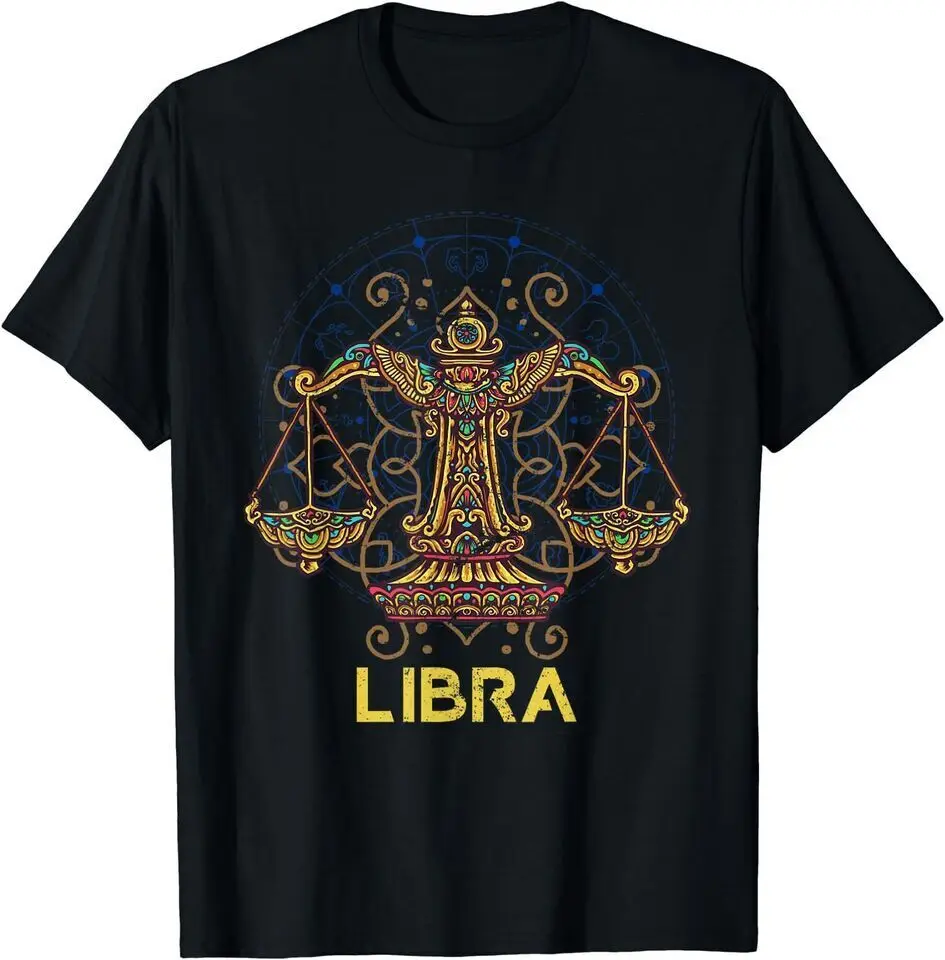 New Libra Zodiac Sign Unisex Funny T-Shirt Tee Gift USA