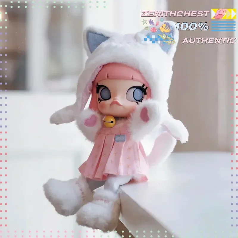 In Stock POP MART Molly Peekaboo Series1/8 Mystery Box Action Doll Blind Box Home Ornaments Kids Trendy Special Gift