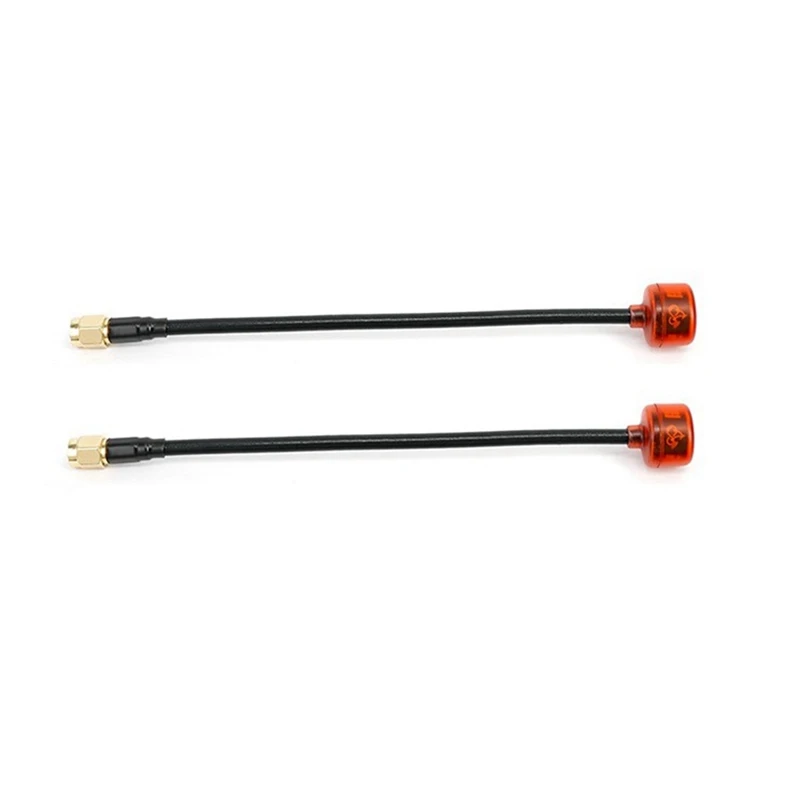 2PCS 5.8G FPV Antenna VTX VRX Antenna SMA RHCP 160Mm Long Range Antenna Connector Adapter For RC FPV Drone Goggles