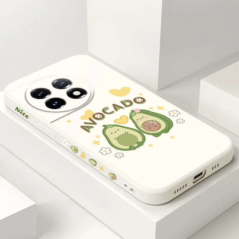 الأفوكادو الطفل جراب هاتف ل Oneplus 13 13R 12 12R 11 11R 10 10R 10T 9R 9RT 9 8T 8 7 7T Pro 5G السائل غطاء سيليكون #2