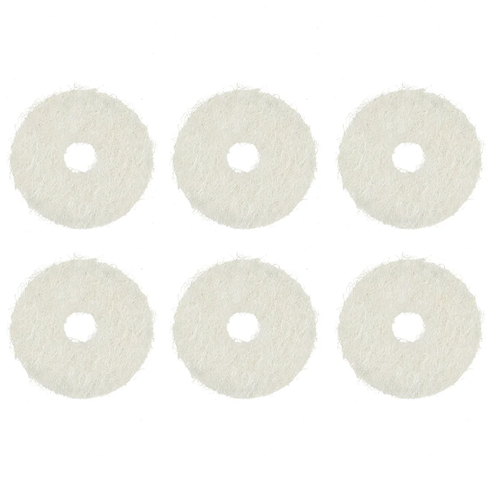 90 Pcs White Keyboard Piano Washer Small Ring Felt Wool Tuning Accessories Punch Hole