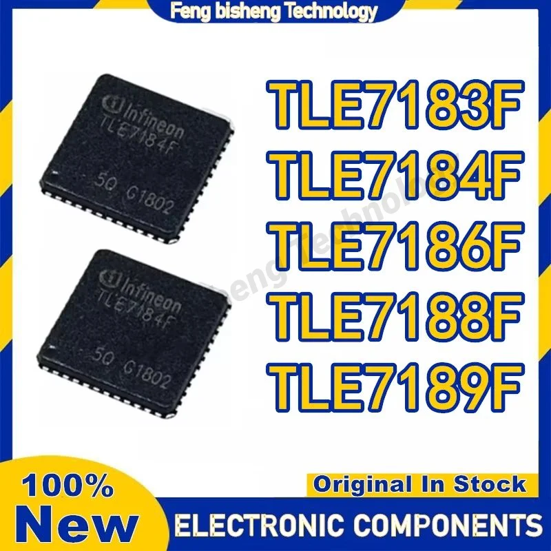 رقاقة IC جودة العلامة التجارية ، TLE7183F ، TLE7184F ، TLE7186F ، TLE7189F ، TLE7183 ، TLE7184 ، TLE7186 ، TLE7188 ، TLE7189 IC Chip ، 48VFQFN