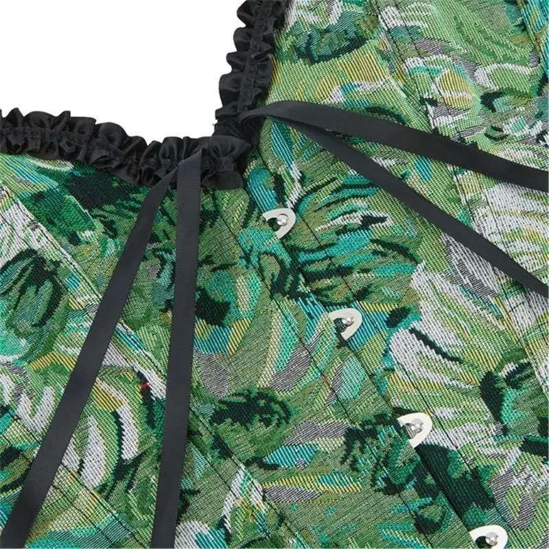 여성을위한 코르셋 탑 허리띠 고딕 양식의 화면 화면 화면