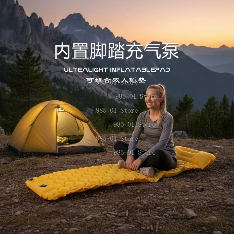 

Надувной уличный коврик для сна (полуторный), ультралегкий, портативный, утолщенный, влагостойкий, для кемпинга и палаток